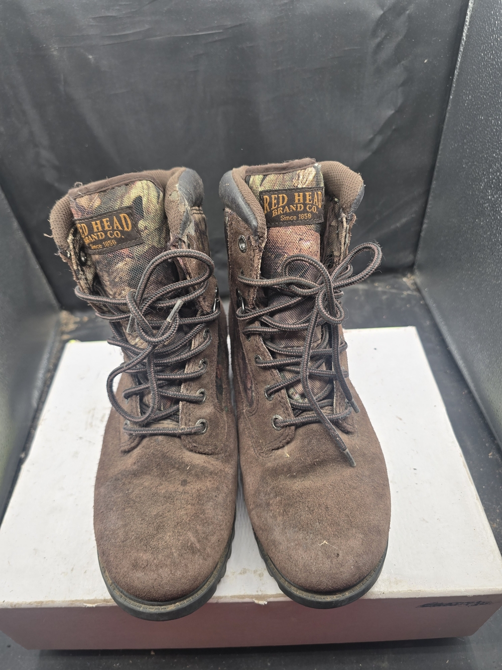 RedHead Brown‎ Suede Kids' Lace-Up Boots